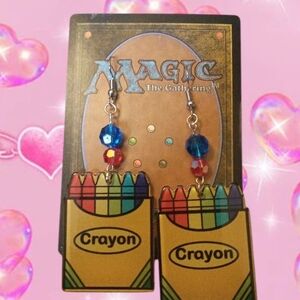 Magic Crayon Earrings - Multicolor